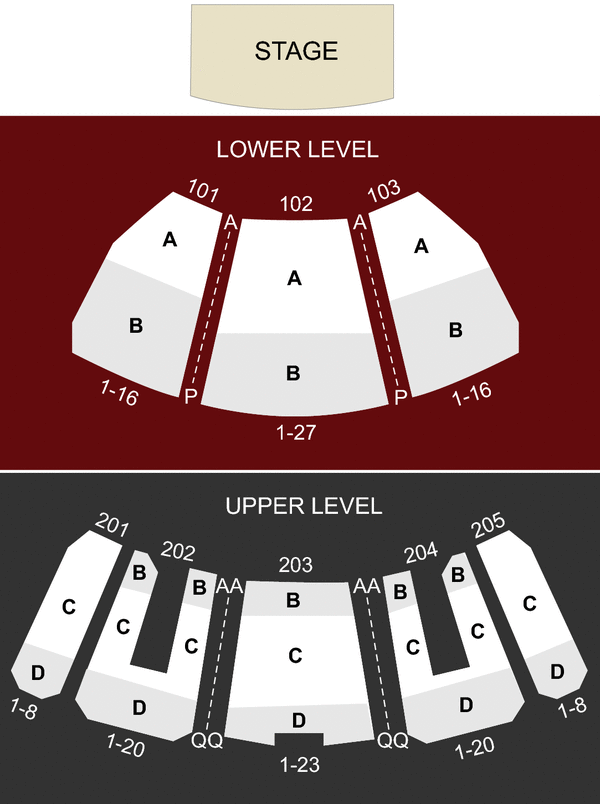 Luxor Theater, Las Vegas, NV Seating Chart & Stage Las Vegas Theater